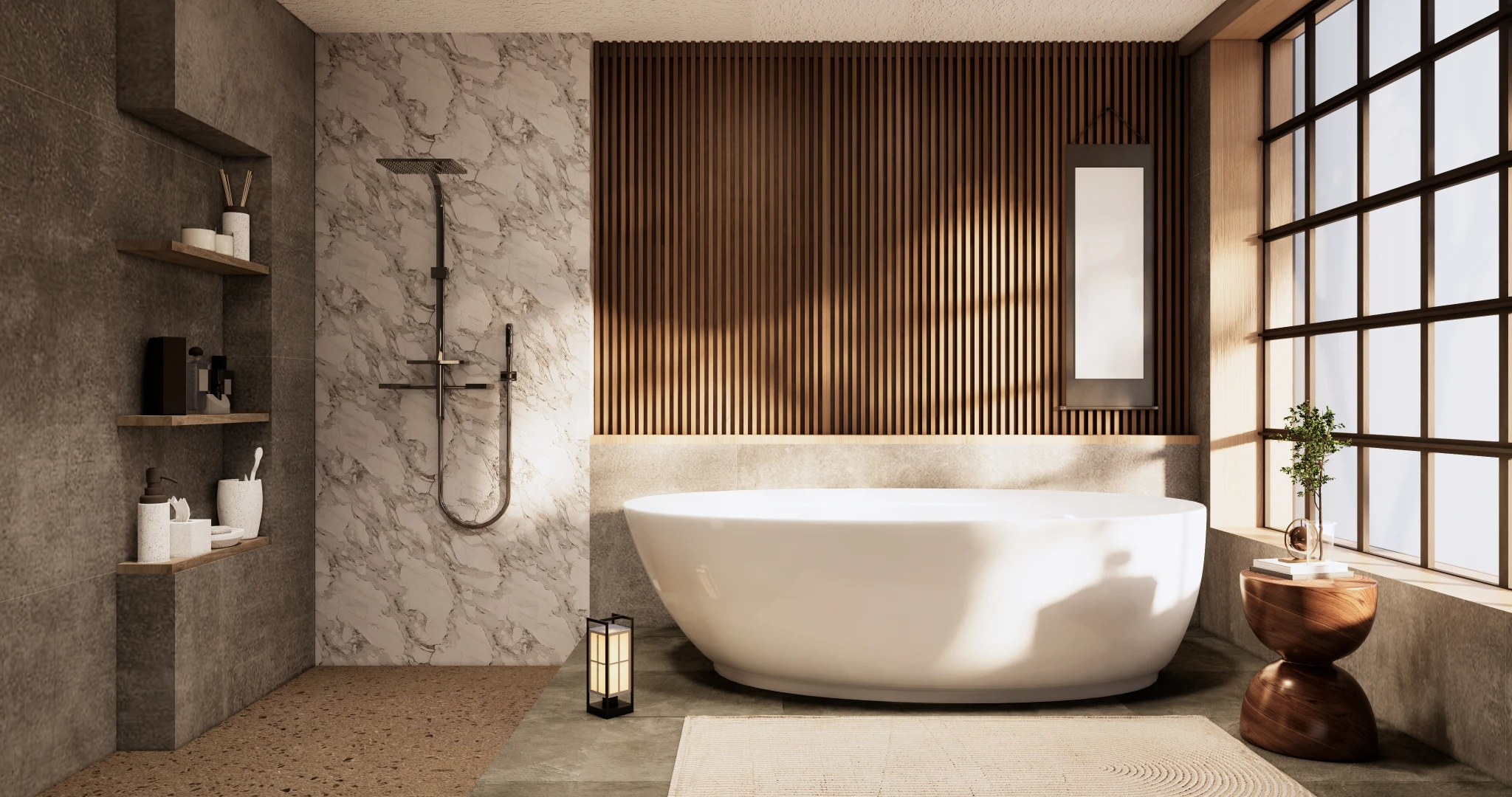Modernes Badezimmer Mit Individueller Gestaltung